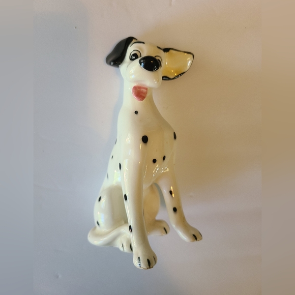 Vintage Disney 101 Dalmatians Pongo Ceramic Figurine - Picture 1 of 4